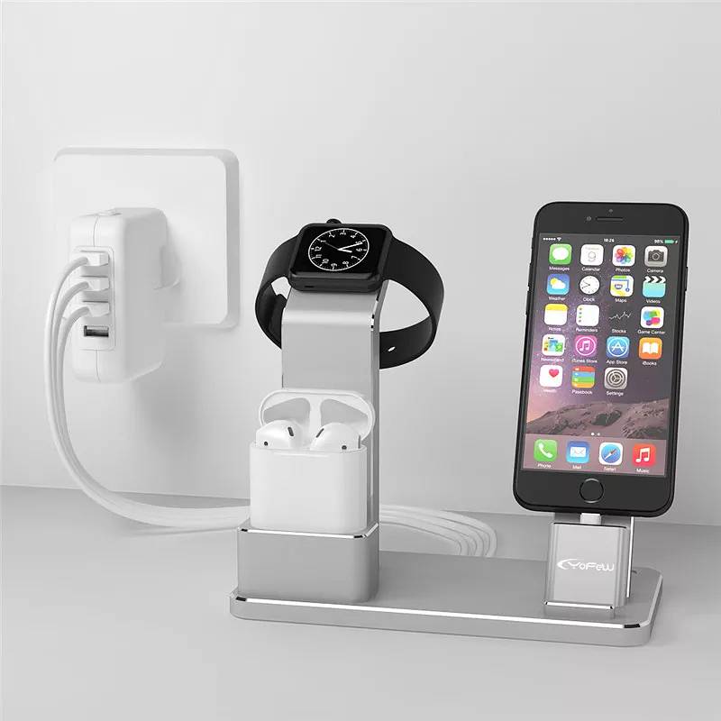 3 In 1 Aluminum Charging Dock Station Stand 2