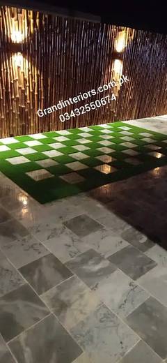 Artificial Grass Turf vinyl flooring wooden pvc by Grand interiors 0