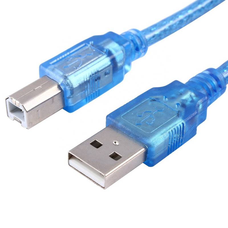 High Quality Shielded U. S. B 2.0 Printer Cable - Blue 1.5 meter Paralle 1