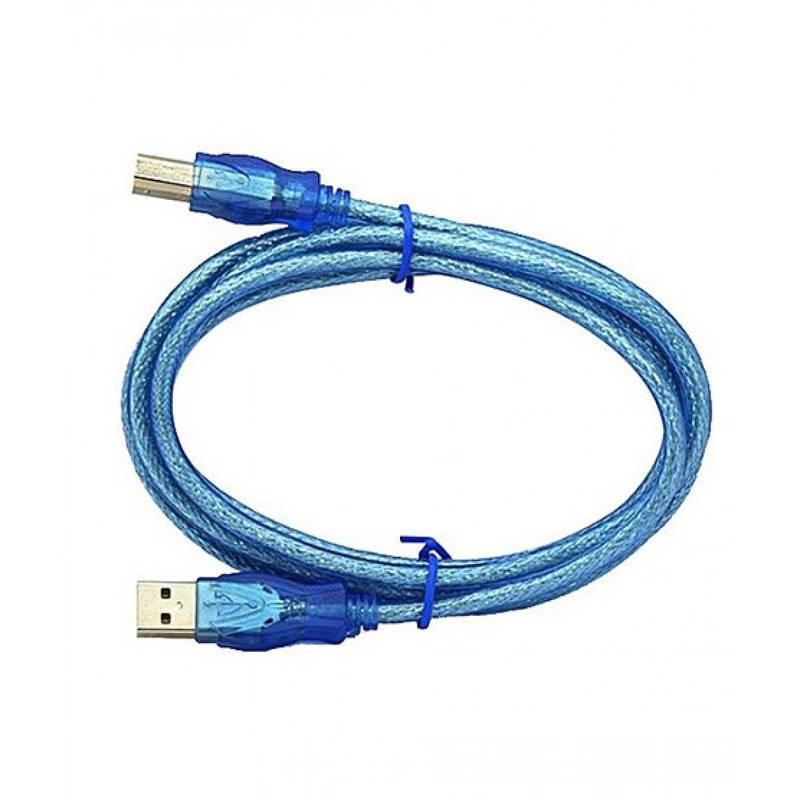High Quality Shielded U. S. B 2.0 Printer Cable - Blue 1.5 meter Paralle 2