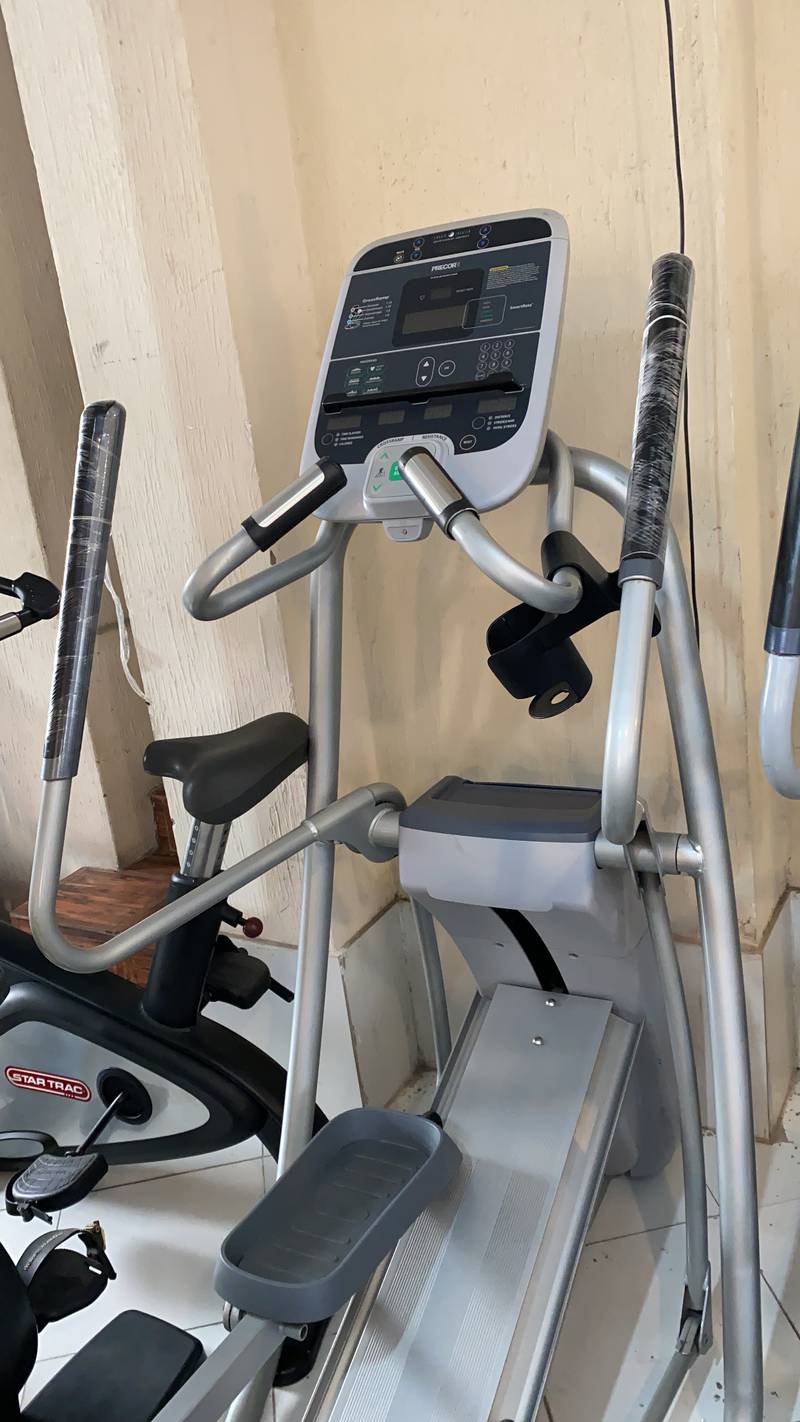 PRECOR USA treadmill, elliptical, upright bike, AMT, slightly used USA 2
