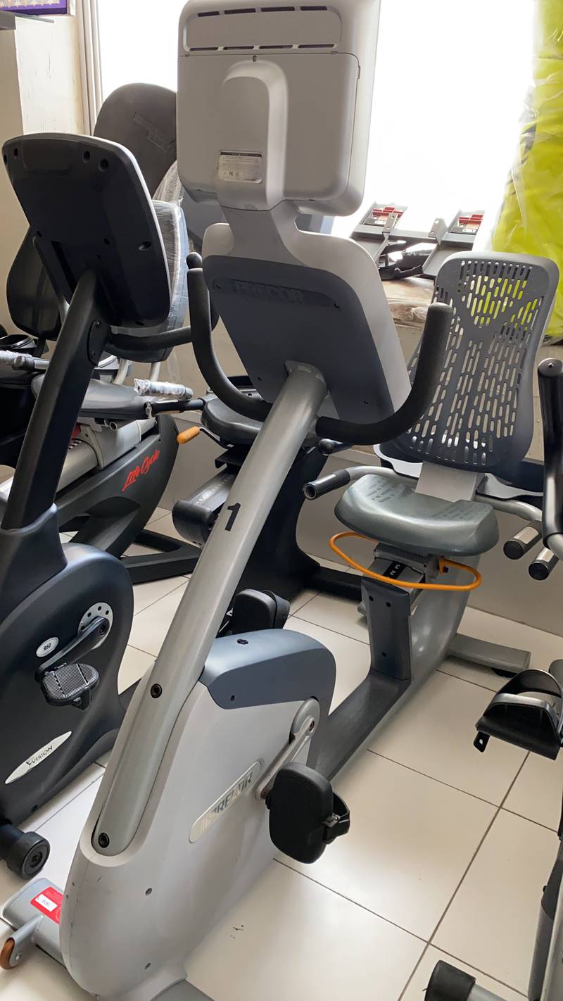 PRECOR USA treadmill, elliptical, upright bike, AMT, slightly used USA 6