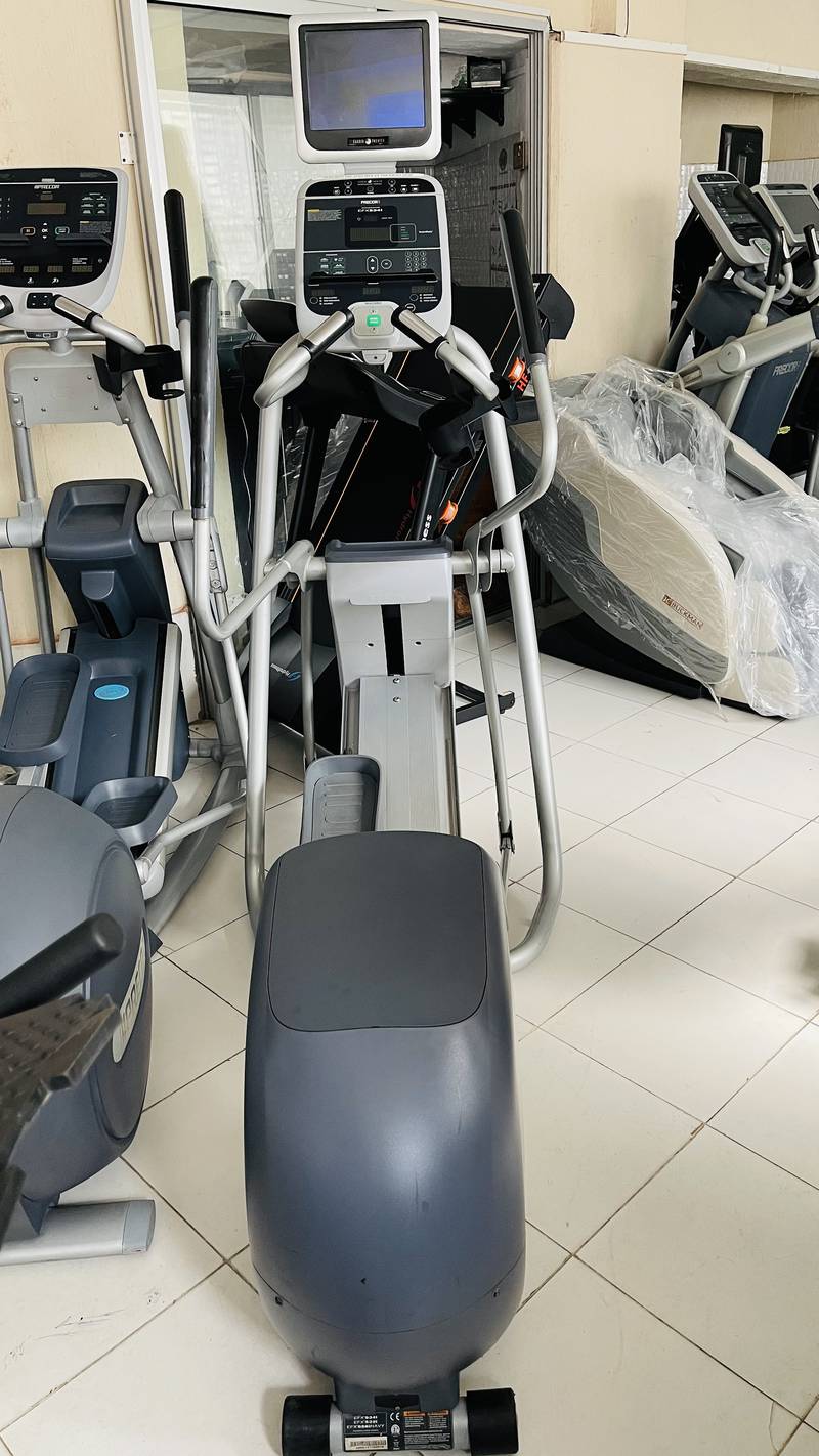 PRECOR USA treadmill, elliptical, upright bike, AMT, slightly used USA 11