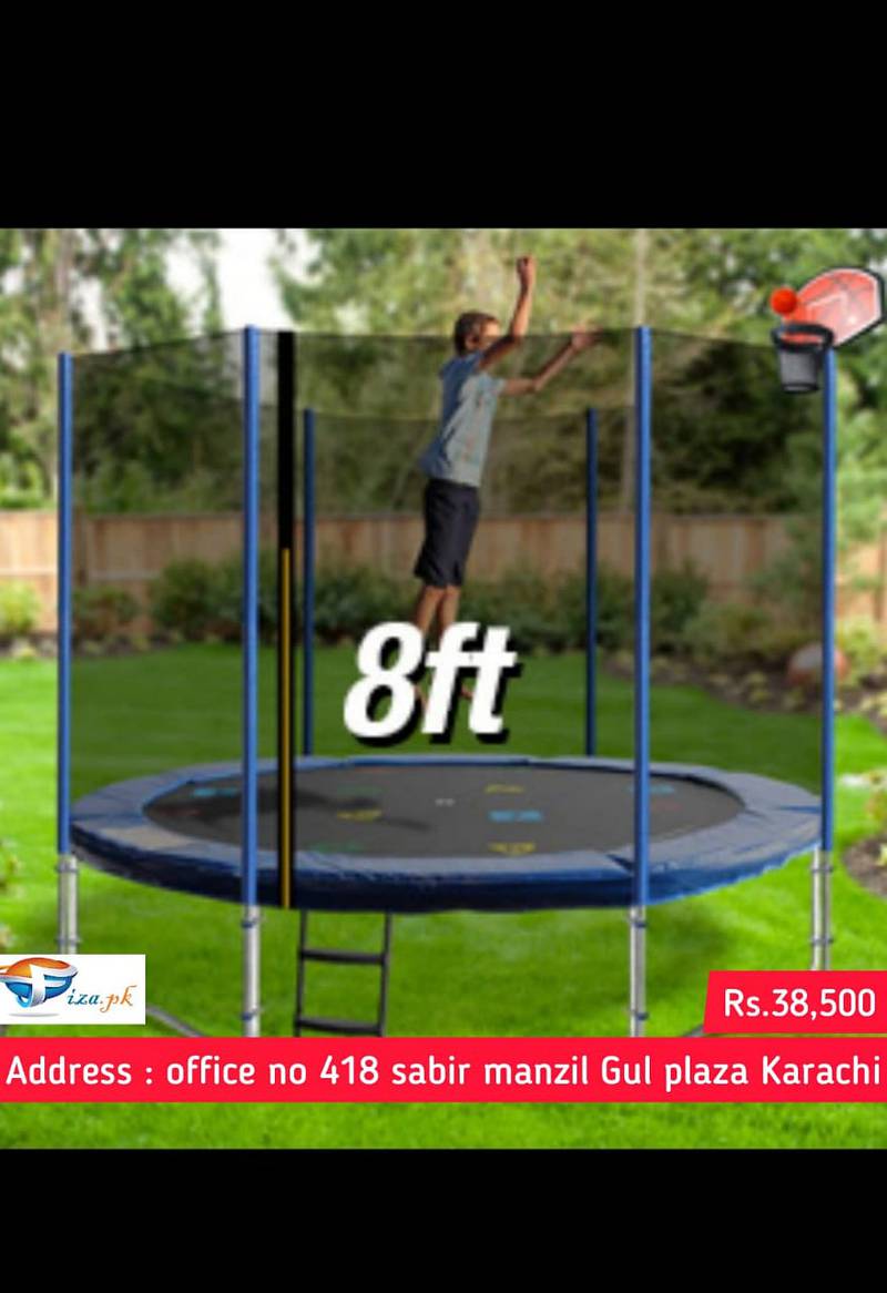 kids trampoline and jumpoline available all sizes inflatable & spring 1