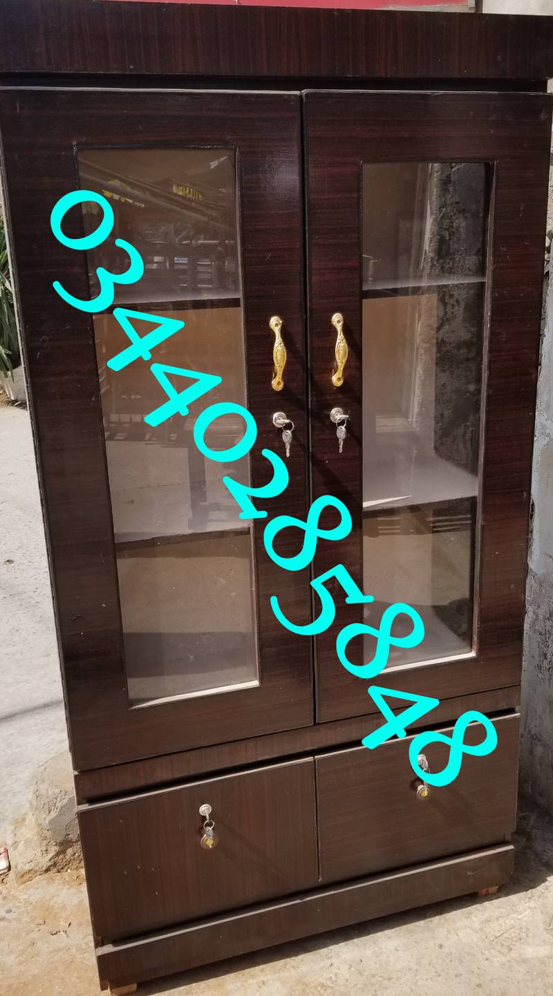 wardrobe 6ft | Cupboard almari | cloth hanging storage | showcase draw 1