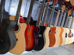 Quality guitars collection at Acoustica guitar shop