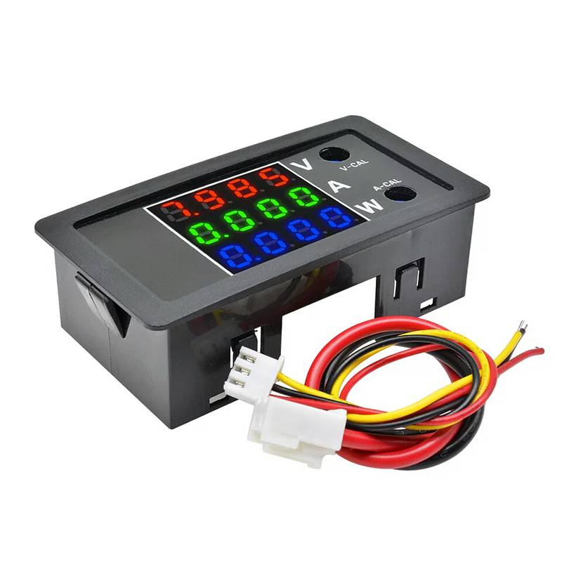 DC Solar 0-100V 1000W 10A LCD Digital Voltmeter Ammeter Wattmeter 1