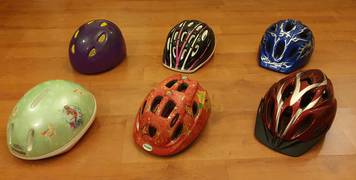Kids Branded Bicycle Helmets - New