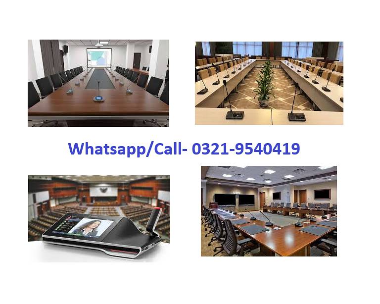 Conference Audio Video | Wireless Microphone | Meeting Room Sound | PA 9