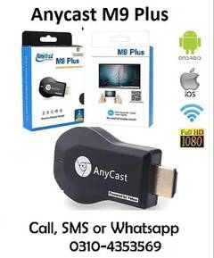 Anycast M9 Plus 1080p Mobile Screen Mirroring TV Dongle Any Cast M9+ +