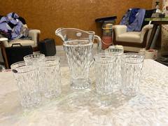 Brand New Genuine Crystal Water Glass Set from Dubai