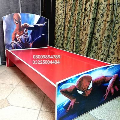 sale offer SPIDERMAN BED WITH SIDE TABLE (kinderz wood) 8