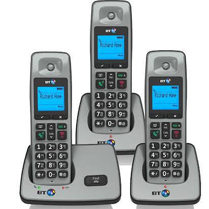 Trio Cordless phone with wireless intercom 2