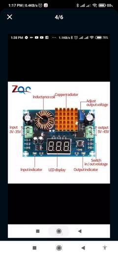 400W DC To DC Step Up Boost Converter Voltage Booster Module In Pakistan