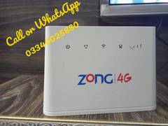 Zong router 4G unlocked. .