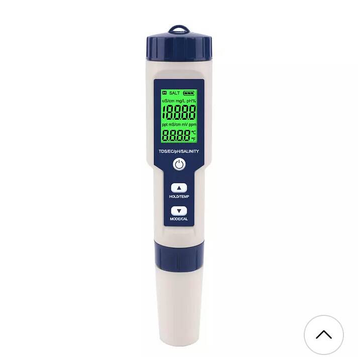 Professional Digital Water Tester 5 in 1 PH/TDS/EC/Salinity/Temp 2