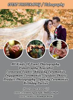 photographer & videographer available