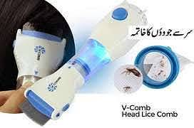 V Comb Electronic Head Lice Removal Machine 1