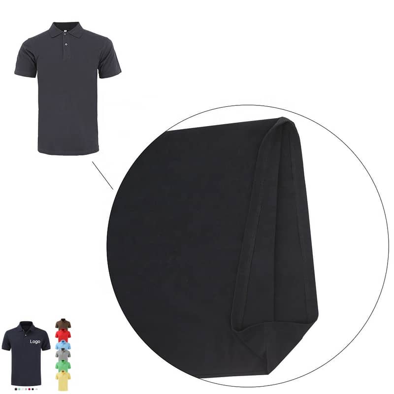 top best Custom Logo Design Cotton Polo t shirt Golf Clothing Formal 3