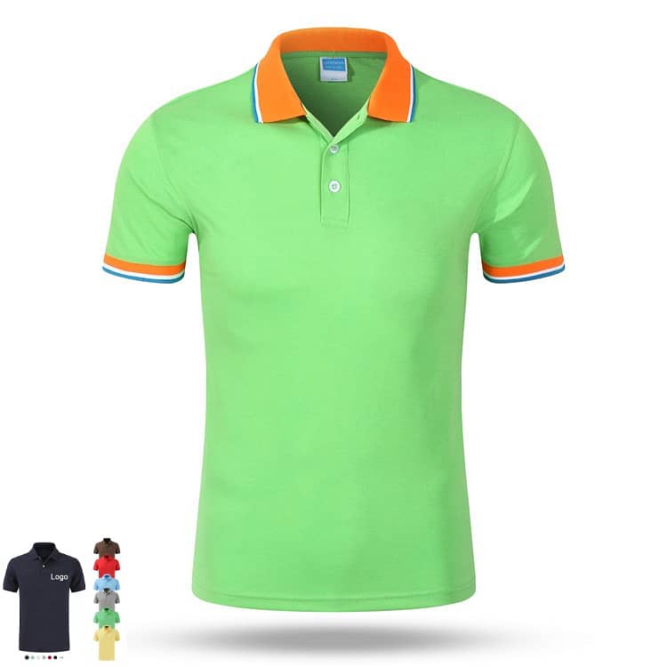 top best Custom Logo Design Cotton Polo t shirt Golf Clothing Formal 5