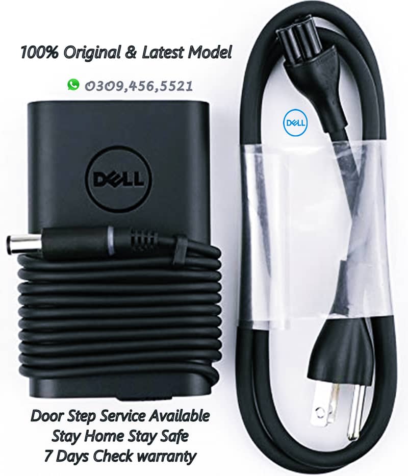 DELL LAPTOP CHARGER 45w 65w 90w 130w 180w 210w 240w 330w with Warranty 8