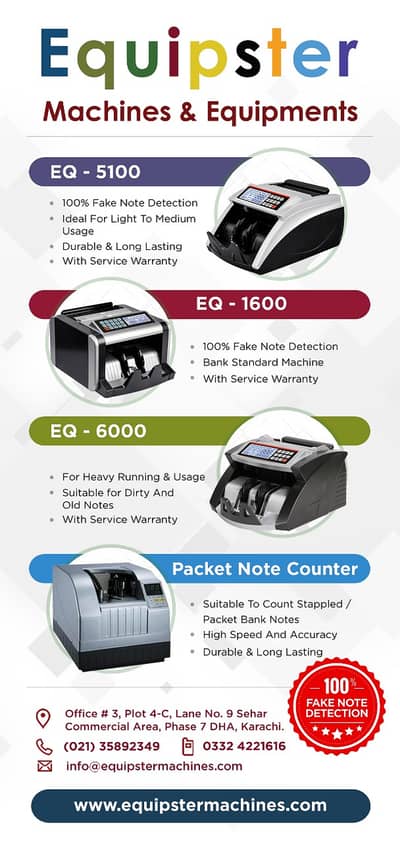 cash currency note counting machine with fake note detection 3