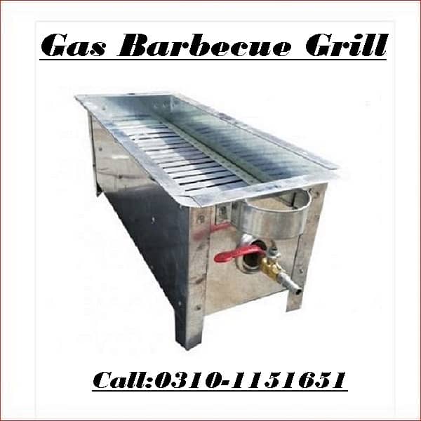 Gas Barbecue Grill In Pakistan with Dual function 0
