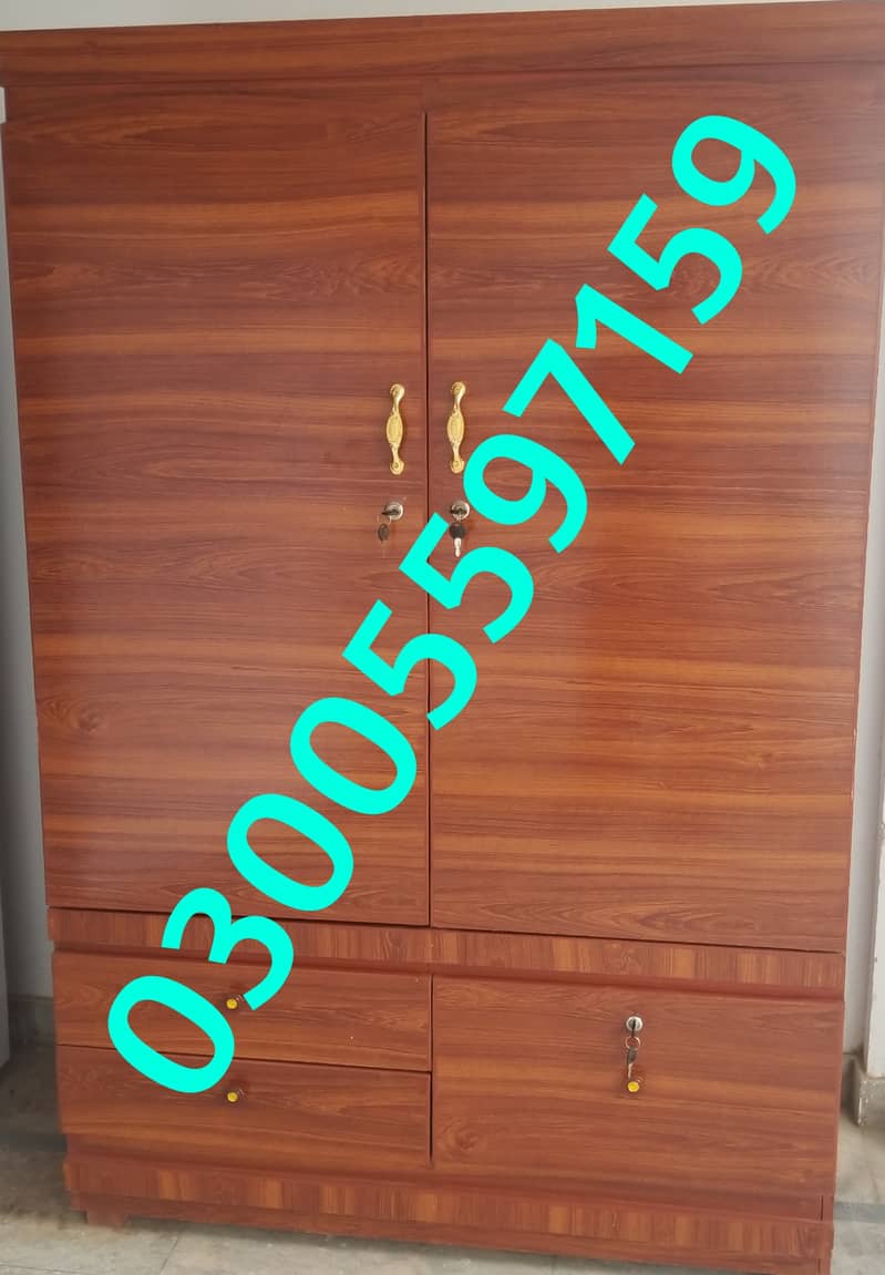 hanger almari 2 door wardrobe cupboard dressing furniture bed hostel 2