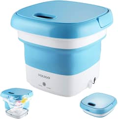 Mini Washing Machine Foldable Bucket Type Laundry Clothes Washer Clean