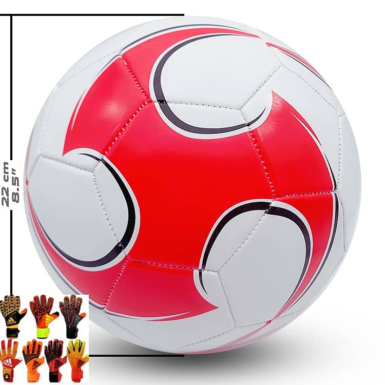 Official MatchTeam Sports size 3 soccor ball PU leather Handstiching F 4