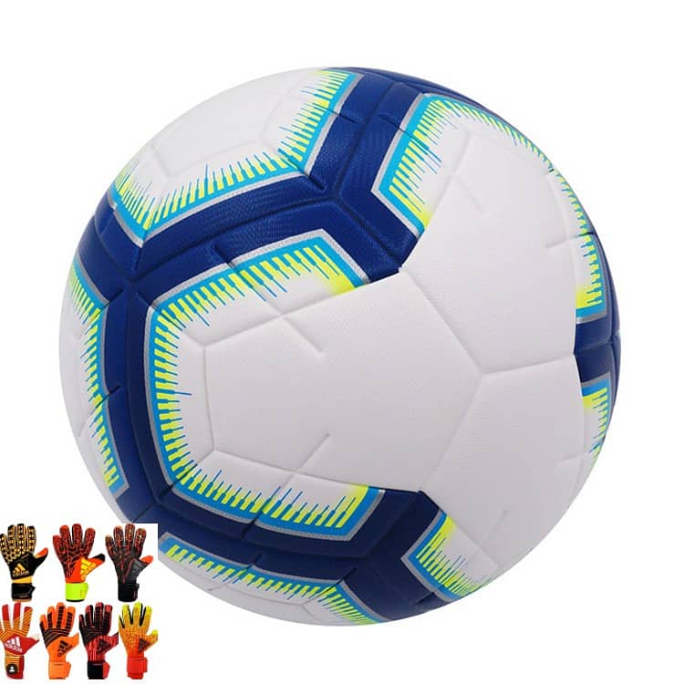 Official MatchTeam Sports size 3 soccor ball PU leather Handstiching F 5
