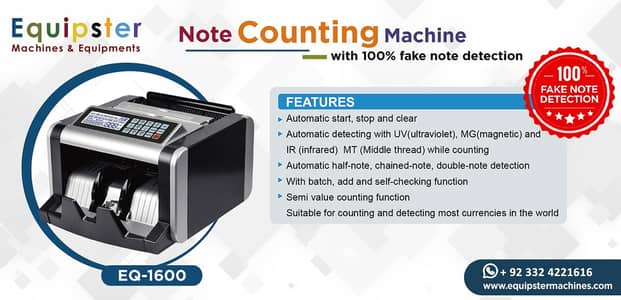 mixed cash note counting machine with fake note detection in pakistan. 10