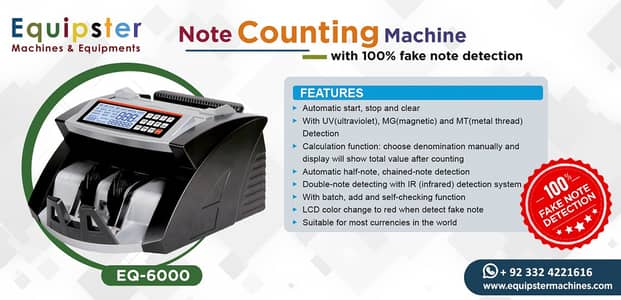 mixed cash note counting machine with fake note detection in pakistan. 6