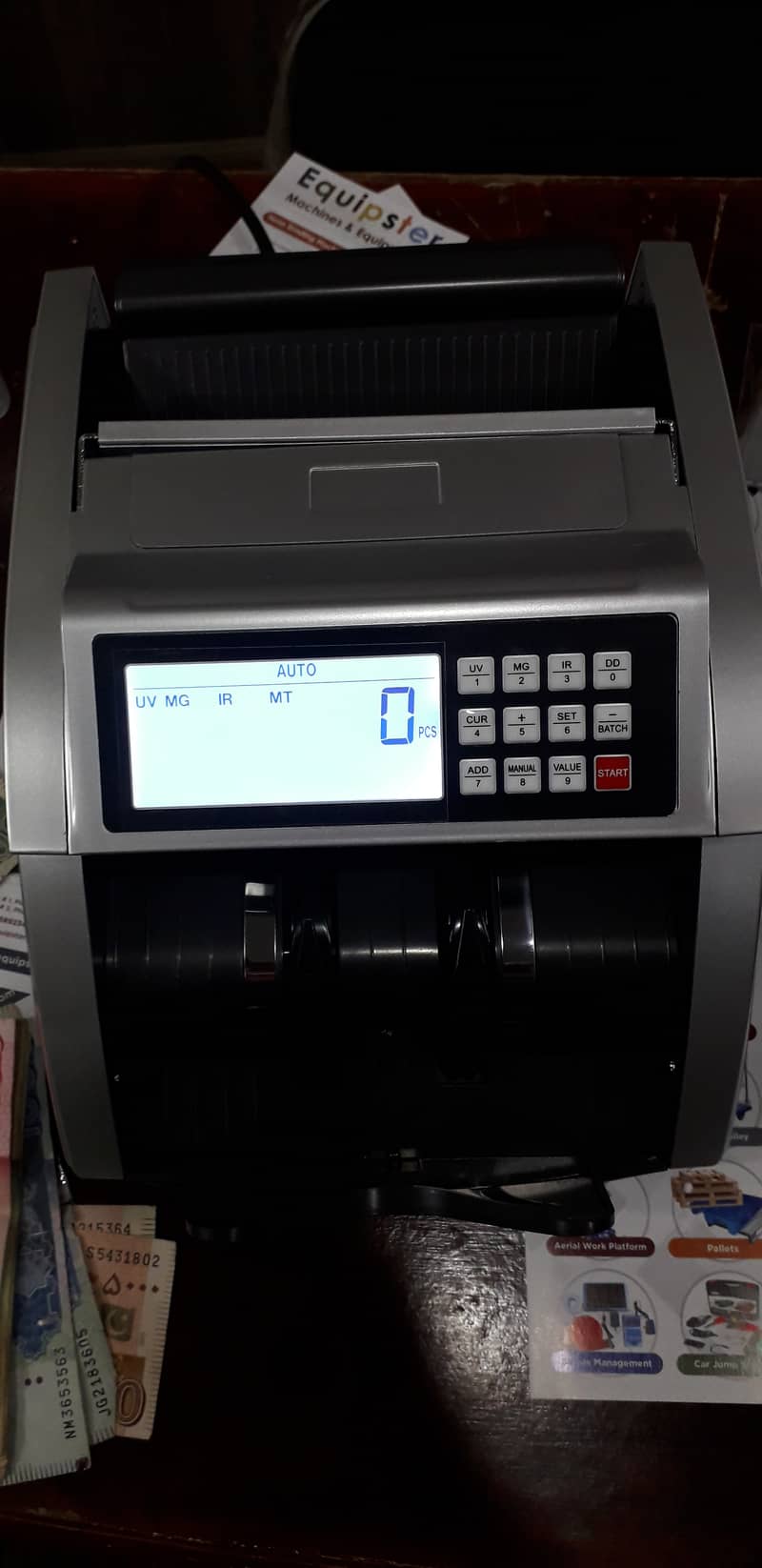 note cash currency counting machine with fake note detection 6
