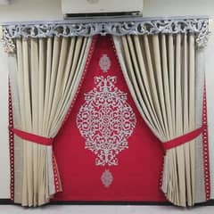 Fancy blinds & curtains available