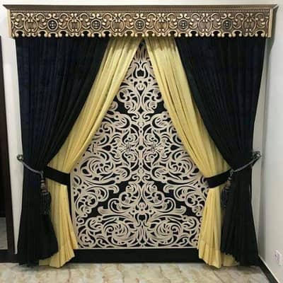 Fancy blinds & curtains available 1
