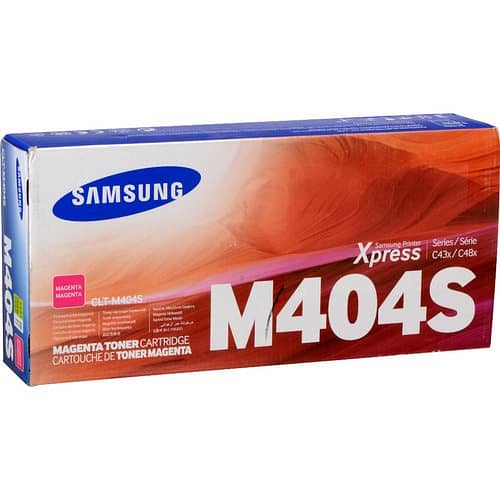 Classic Black Samsung CLT-M404S Magenta Toner Cartridge, For Multipurp 0