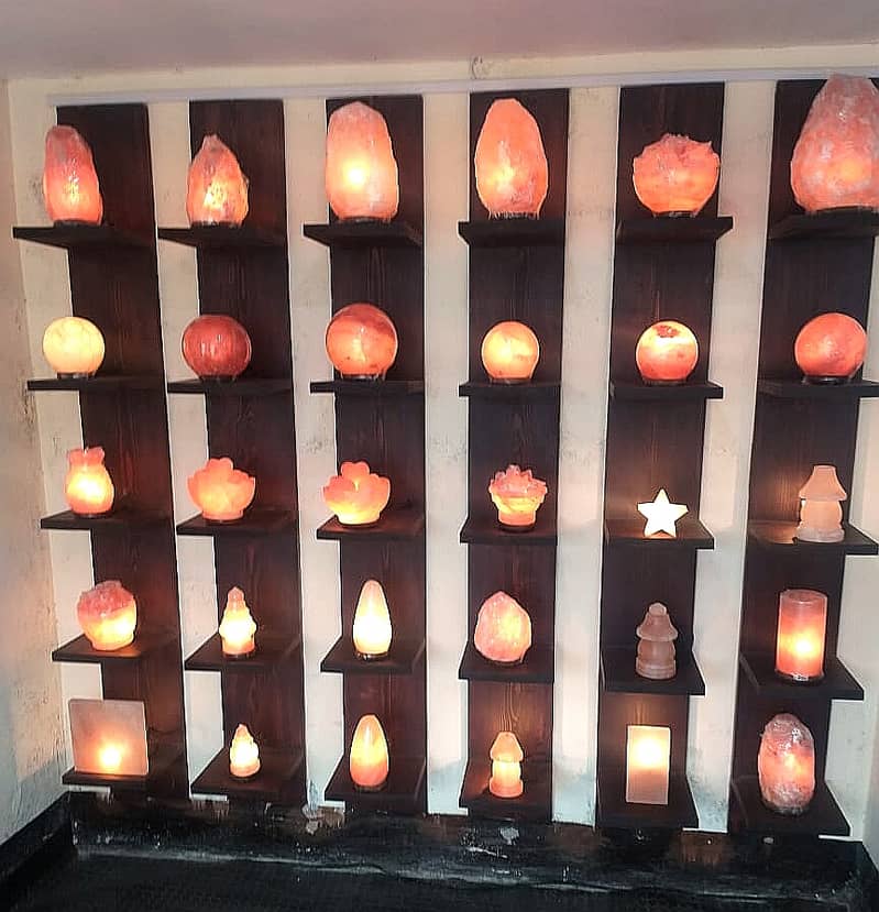 ہمالیہ سالٹ لیمپ اور ڈیکوریشن پیس Lamps/ Salt Lamps with home delivey 2