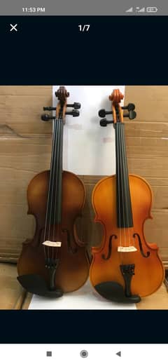 Acoustic violins available at Acoustica guitar shop