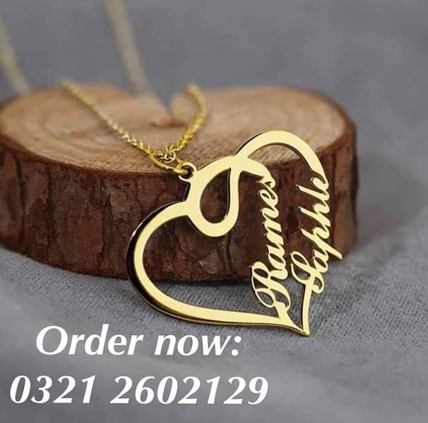 customize name jewelry locket necklace ring coatpin cufflinks necklace 0