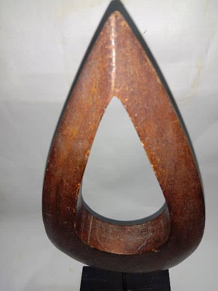 Teardrop wood decor available for sale in cheap price 3