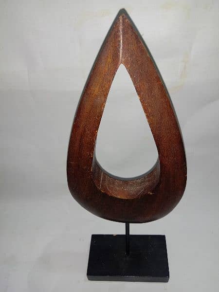 Teardrop wood decor available for sale in cheap price 4