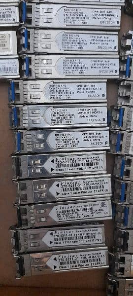 SFPs for Switches/Routers. 9