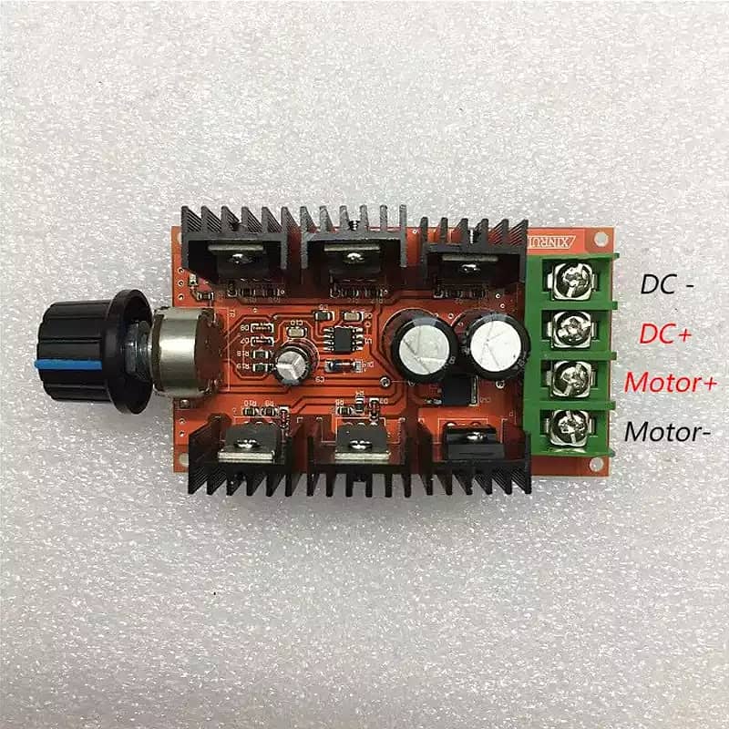 DC 12V 24V 48V 2000W 10-50V 40A DC Motor Light Fan Speed Controller 1