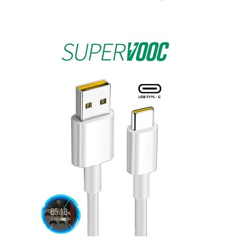 Oppo VOOC 65W 8A Pass Super Fast Charging Data Cable 4