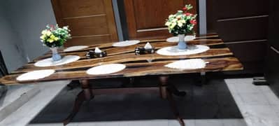 Epoxy resin Luxury table. size 8*4