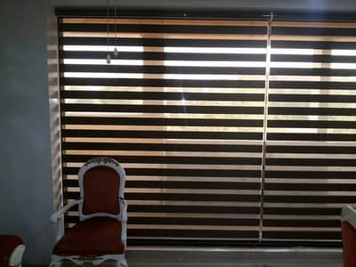 window blinds zebra woooden decent office and home collection 0