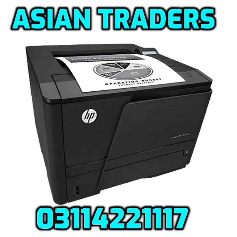 HP LaserJet Pro 400 Printer M401 series - Touchscreen & Photocopiers 0