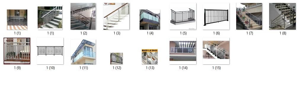 Steel Railing, Glass Railing, Iron, Stairs, Balcony, terrace,Stainless 1