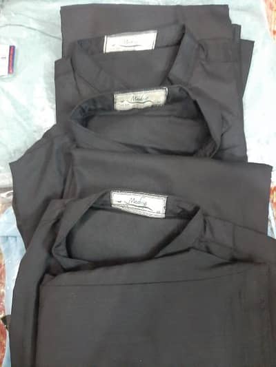 Boy's Shalwar Suit Black